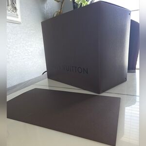 Authentic Louis Vuitton Rich Brown Storage Box